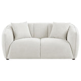 Aleisha Fabric Upholstered Loveseat Sand | Beige | Sand | 503065