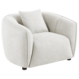 Aleisha Fabric Upholstered Accent Chair Sand