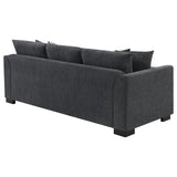 Storey Upholstered Sleeper Sectional Chaise Sofa Dark Grey | Grey | Dark Grey | 504777