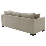 Storey Upholstered Sleeper Sectional Chaise Sofa Camel | Beige | Camel | 504778