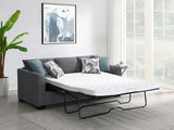 Storey Upholstered Sleeper Sectional Chaise Sofa Grey | Grey | 504779