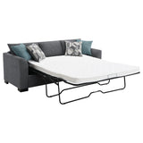Storey Upholstered Sleeper Sectional Chaise Sofa Grey | Grey | 504779