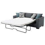 Storey Upholstered Sleeper Sectional Chaise Sofa Grey | Grey | 504779