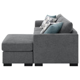 Storey Upholstered Sleeper Sectional Chaise Sofa Grey | Grey | 504779