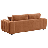 Burnett 3-piece Chenille Upholstered Sofa Set Burnt Orange | Orange | Burnt Orange | 504951-S3