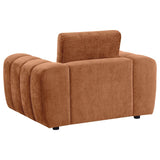 Burnett 4-piece Chenille Upholstered Sofa Set Burnt Orange | Orange | Burnt Orange | 504951-S4