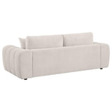 Burnett 2-piece Chenille Upholstered Sofa Set Ivory | Ivory | 504955-S2