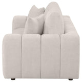 Burnett Chenille Upholstered Wide Arm Sofa Ivory | Ivory | 504955