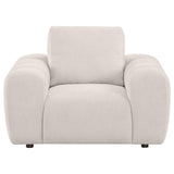 Burnett Chenille Upholstered Accent Chair Ivory | Ivory | 504957