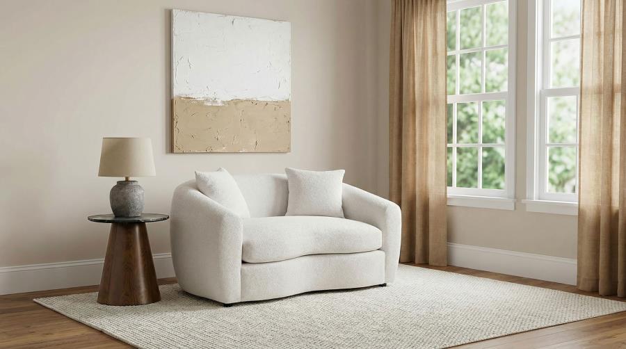 Isabella Fabric Upholstered Loveseat Sand | Beige | Sand | 504972