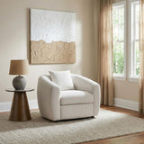 Isabella Fabric Upholstered Accent Chair Sand | Beige | Sand | 504973