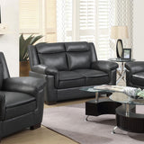 Arabella Upholstered Padded Arm Loveseat Grey | King | Grey | 506592