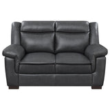 Arabella Upholstered Padded Arm Loveseat Grey | King | Grey | 506592