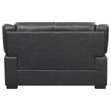 Arabella Upholstered Padded Arm Loveseat Grey | King | Grey | 506592
