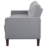 Bowen Upholstered Track Arm Tufted Sofa Grey | Full | Grey | 506781