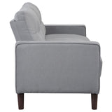Bowen Upholstered Track Arm Tufted Sofa Grey | Full | Grey | 506781