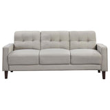 Bowen 3-piece Upholstered Track Arm Tufted Sofa Set Beige | Beige | 506785-S3