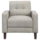 Bowen 3-piece Upholstered Track Arm Tufted Sofa Set Beige | Beige | 506785-S3