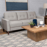 Bowen Upholstered Track Arm Tufted Sofa Beige | Full | Beige | 506785