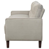 Bowen Upholstered Track Arm Tufted Sofa Beige | Full | Beige | 506785