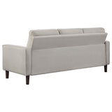 Bowen Upholstered Track Arm Tufted Sofa Beige | Full | Beige | 506785
