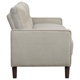 Bowen Upholstered Track Arm Tufted Sofa Beige | Full | Beige | 506785