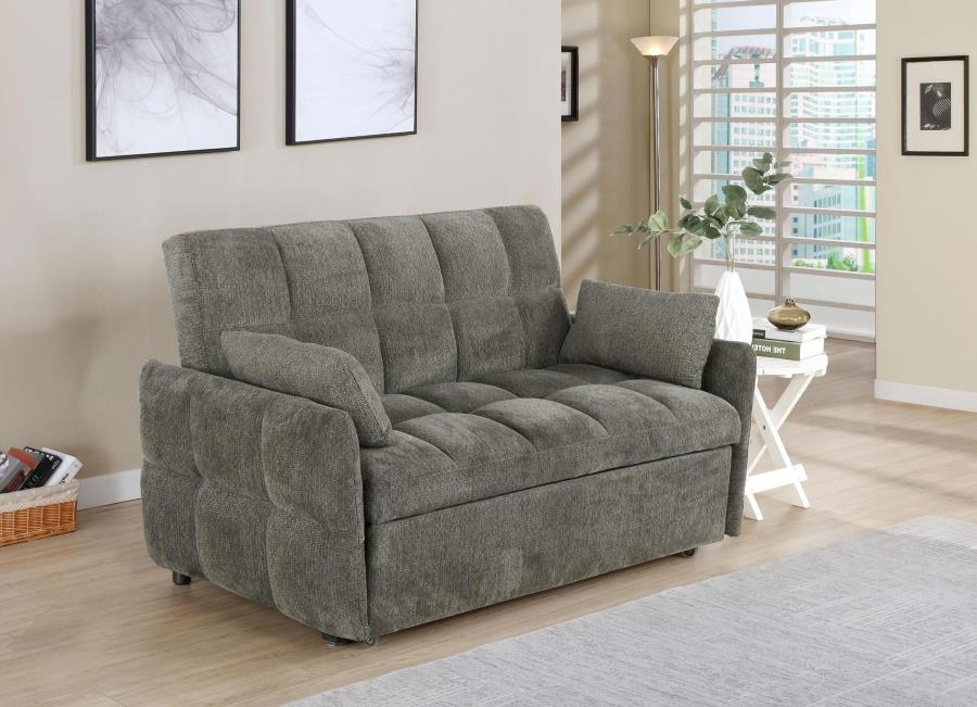 Cotswold Upholstered Convertible Sleeper Sofa Bed Dark Grey | King | Grey | Dark Grey | 508308