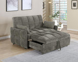 Cotswold Upholstered Convertible Sleeper Sofa Bed Dark Grey | King | Grey | Dark Grey | 508308