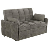 Cotswold Upholstered Convertible Sleeper Sofa Bed Dark Grey | King | Grey | Dark Grey | 508308