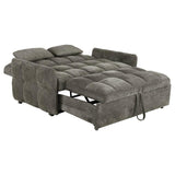 Cotswold Upholstered Convertible Sleeper Sofa Bed Dark Grey | King | Grey | Dark Grey | 508308
