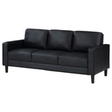 Ruth Upholstered Track Arm Sofa Black | King | Black | 508361