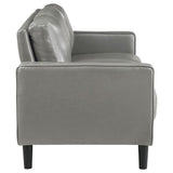 Ruth Upholstered Track Arm Sofa Grey | King | Grey | 508365