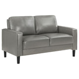 Ruth Upholstered Track Arm Loveseat Grey | King | Grey | 508366