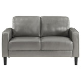 Ruth Upholstered Track Arm Loveseat Grey | King | Grey | 508366