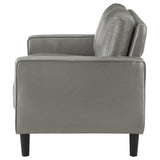 Ruth Upholstered Track Arm Loveseat Grey | King | Grey | 508366