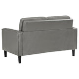 Ruth Upholstered Track Arm Loveseat Grey | King | Grey | 508366