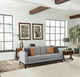 Apperson Upholstered Track Arm Sofa Light Grey | Grey | Light Grey | 508681