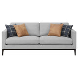 Apperson Upholstered Track Arm Sofa Light Grey | Grey | Light Grey | 508681