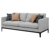 Apperson Upholstered Track Arm Sofa Light Grey | Grey | Light Grey | 508681