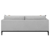 Apperson Upholstered Track Arm Sofa Light Grey | Grey | Light Grey | 508681