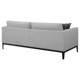 Apperson Upholstered Track Arm Sofa Light Grey | Grey | Light Grey | 508681