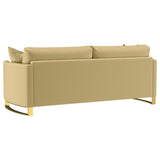Corliss 3-piece Velvet Upholstered Sofa Set Camel | Beige | Camel | 508824-S3