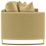 Corliss Upholstered Curved Track Arm Sofa Camel | Beige | Camel | 508824