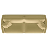 Corliss Upholstered Curved Track Arm Sofa Camel | Beige | Camel | 508824
