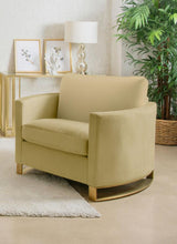 Corliss Upholstered Curved Track Arm Chair Camel | Brown | Camel | 508826