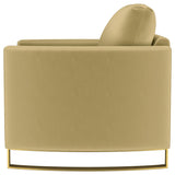 Corliss Upholstered Curved Track Arm Chair Camel | Brown | Camel | 508826