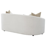 Rainn Boucle Upholstered Sloped Arm Sofa Latte | Beige | Latte | 509171