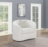 Rainn Boucle Upholstered Sloped Arm Accent Chair Latte | Beige | Latte | 509173