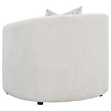 Rainn Boucle Upholstered Sloped Arm Accent Chair Latte | Beige | Latte | 509173