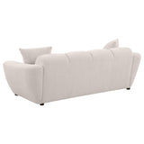 Destino 2-piece Chenille Splayed Arm Sofa Set Greige | 509301-S2